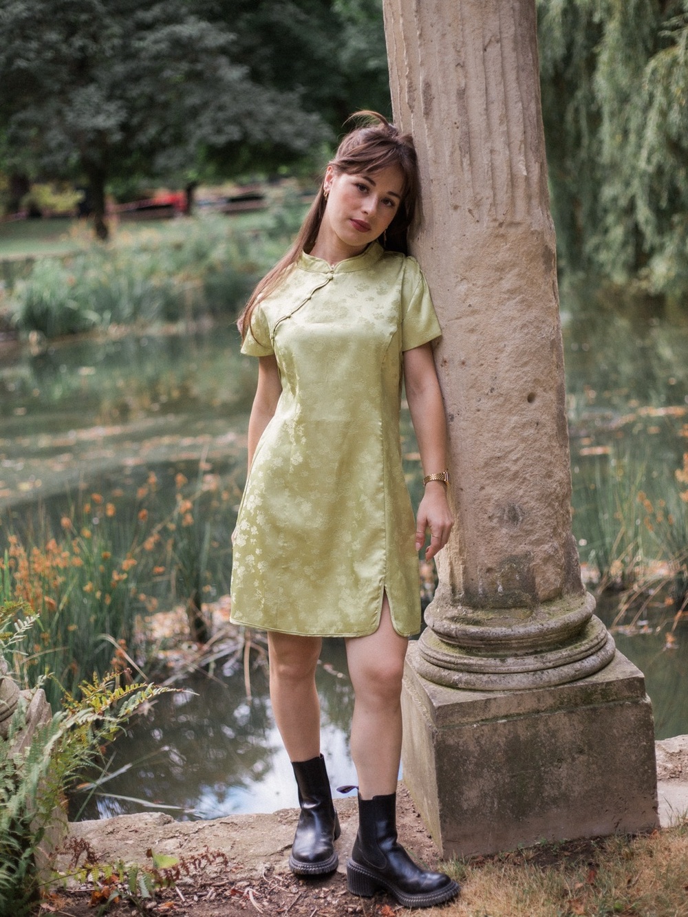 Green Kimono like dress